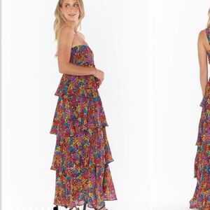 Show Me Your Mumu Katrina Swing Floral
Tiered Maxi Dress/Skirt, Small